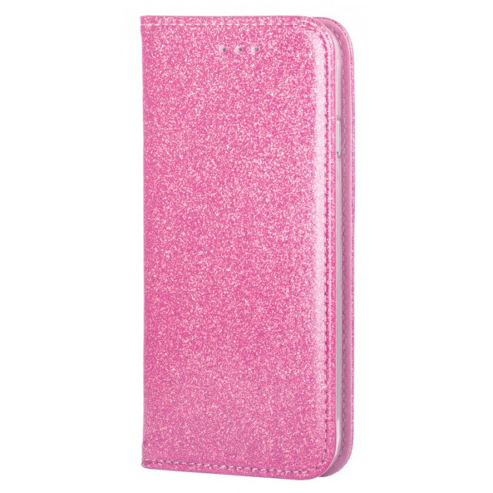 Husa Piele Forcell SHINING Book pentru Samsung Galaxy A20e, Roz