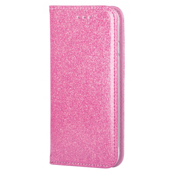 Husa Piele Forcell SHINING Book pentru Apple iPhone 11 Pro, Roz