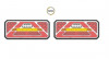 Set Lampi stop camion LED cu semnalizare dinamica SL-5015 12-24V, Universal, Oem