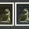 CHAD 2001 ANIMALE PREISTORICE DINOZAURI GOLD AND SILVER FOIL