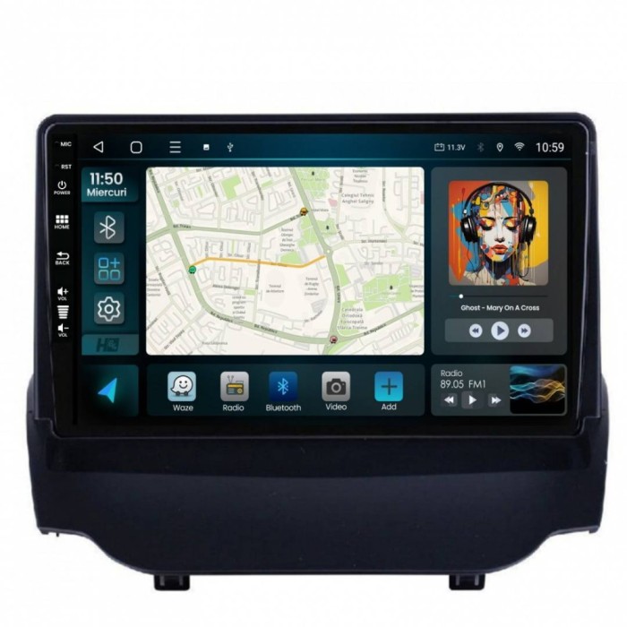 Navigatie Ford EcoSport (2013-2016) 2GB RAM Android 13 GPS Wi-FI Carplay Android Auto USB Bluetooth Radio Waze Touchscreen 9 inch