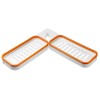 Raft Colt Baie Plastic Portocaliu Rotativ 180 Grade, Montare Lipire, 5kg