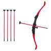 Arc cu Sageti Ventuze Jucarie Copii +5 Ani, Plastic, 65cm, 5 Sageti 42cm, ATS