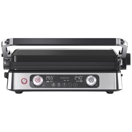 Gratar electric multifunctional Braun MultiGrill 9Pro CG9140, 0X17900006, 2200 W, 3 moduri de gatire, temperatura maxima 265˚C, 3 programe, functie Se