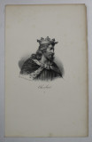 F.S. DELPECH ( 1778 - 1825 ) , CHEREBERT , LITOGRAFIE MONOCROMA , CCA. 1820