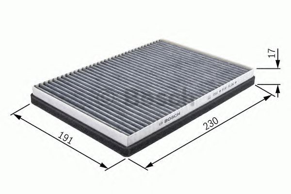 Filtru polen / aer habitaclu OPEL AGILA (A) (H00) (2000 - 2007) BOSCH 1 987 432 066