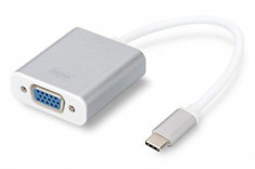 Adaptor VGA Digitus USB Alb foto