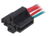 Stativ releu 5 pini, 40A, 120mm