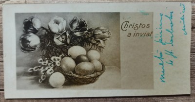 Felicitare interbelica foto
