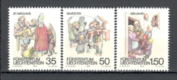 Liechtenstein.1990 Obiceiuri de iarna SL.222