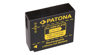 Baterie Panasonic DMC-GF6 DMW-BLG10 DMW-BLG10E CS-BLG10MC 770mAh / 5.4Wh / 7.2V Li-Ion - Patona foto