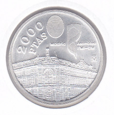 Moneda Spania 2.000 Pesetas 1994 - KM#937 UNC ( comemorativa, argint 0,925 ) foto