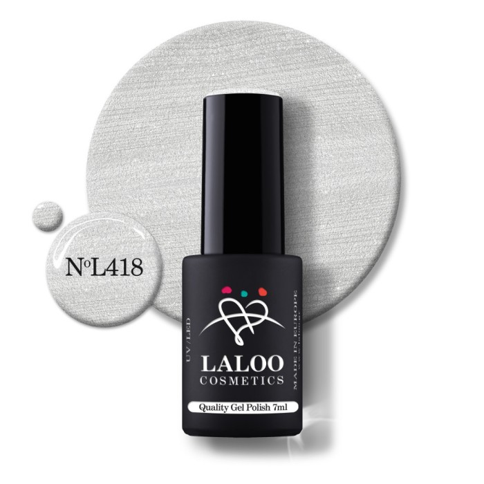 418 Pearl White | Laloo gel polish 7ml
