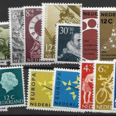 C5357 - Olanda 1962 - anul complet,timbre nestampilate MNH