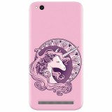 Husa silicon pentru Xiaomi Redmi 4A, Purple Unicorn