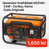 Generator KD3140 &ndash; 3 kW | Stare ca Nouă | Cutie Originală