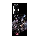 Husa compatibila cu Huawei Nova 8i model Cat woman, Silicon, TPU, Viceversa, Transparent, Carcasa