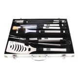 Accesorii pentru gratar Grunman Premium KY109, otel inoxidabil, 38 cm, set 10 buc