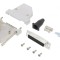 Adaptor D-Sub PIN: 25 mamă &icirc;n unghi 45&deg; - gold flash