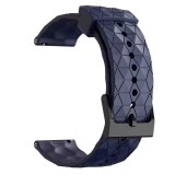Curea din silicon compatibila cu Vector Luna, Telescoape QR, 22mm, Zaffre Blue