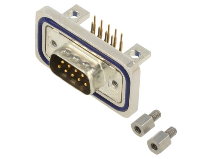 Conector D-Sub mufă dreapta THT