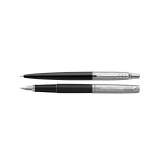 Cumpara ieftin Set stilou+creion mecanic Parker Jotter Royal negru cu accesorii cromate
