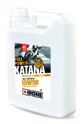 Ulei moto 4T Ipone Full Power Katana 15W50 100% Sintetic ESTER - JASO MA2 - API... Cod Produs: MX_NEW 800358IP foto