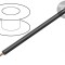 Cablu s&acirc;rmă Cu 0,2mm2 PVC negru 60V 100m