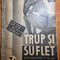 revista trup si suflet 17 iulie 1936-revista pentru sanatate si frumusete