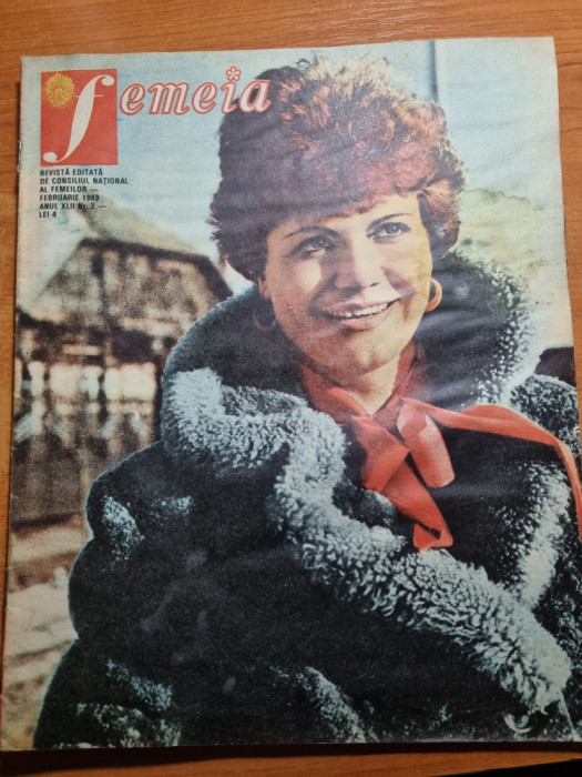 revista femeia februarie 1989-art. teatrul popular de buzau