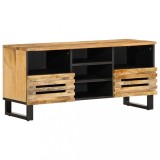 VidaXL Dulap TV, 100x34x46 cm, lemn masiv mango brut