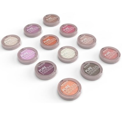 Set 12 bucati Fard de pleoape monocolor, Mineral Pure, Setul 2, Nuante mate foto