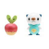 Set 2 Mini Figurine Pokemon - Applin &amp; Oshawott