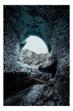 Tablou Canvas Peisaj Gheață Tunel Munți Aventură Natură, 26 x 39 cm, CMCLASS