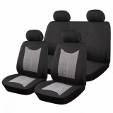 Huse Scaune Auto Alfa-Romeo 8C - RoGroup Sueden-Polyester, pentru bancheta rabatabila, 9 Bucati