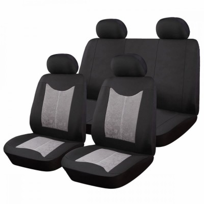 Huse Scaune Auto Nissan Pixo - RoGroup Sueden-Polyester, pentru bancheta rabatabila, 9 Bucati foto