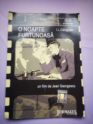 DVD film - O noapte furtunoasa - film de Jean Georgescu - Jurnalul National foto