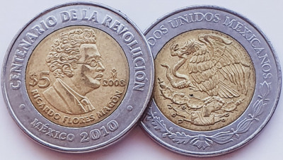 2066 Mexic 5 Pesos Ricardo Flores Mag&amp;oacute;n km 903 foto