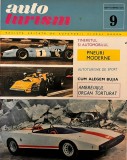 Revista Autoturism nr. 9, 1971 editata de Automobil Clubul Roman, 30 pagini, format brosat, dimensiuni 34x26 cm, stare buna