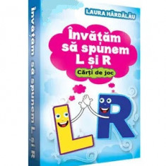 Invatam sa spunem L si R - carti de joc, 7Toys