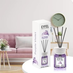 Odorizant camera cu betisoare, aroma purple violet 120 ml,Eyfel