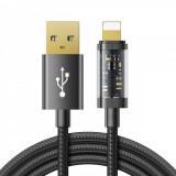 Cablu Usb - Lightning Pentru Incarcare / Transmitere Date 2.4A 20W 1.2m Joyroom Negru S-UL012A12