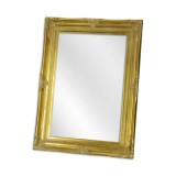 Oglinda din cristal cu o rama aurie GM-1405