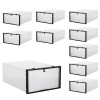 Set 10 cutii organizare pentru pantofi, 34x23x13, transparent Household NewTrend, Oem