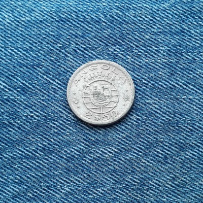2,5 Escudos 1968 Angola / Portugalia foto