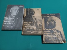 ADEVARUL DESPRE MARE?ALUL ANTONESCU * 3 VOL / GEORGE MAGHERESCU / 1991 *59 foto