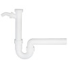 Sifon Chiuveta Alb 1 1/2x50 Hansa ASW 100917 - Racord Masina Spalat Vase Compatibil