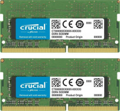 Memorie laptop Crucial 8GB (2x4GB) DDR4 2666MHz CL19 foto