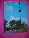 HOPCT 19473 TURNUL DE TELEVIZIUNE DONAUTURM-VIENA --AUSTRIA -CIRCULATA