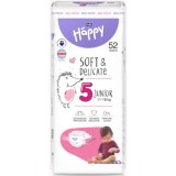 Scutece Happy Soft&amp;amp;Delicate Junior extra, Marimea 6, 52 buc